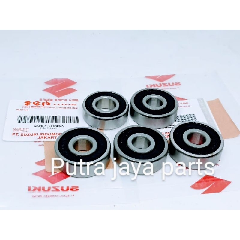 BEARING RODA DEPAN BELAKANG+BEARING NAP (GEAR) SUZUKI SATRIA FU 150 FI SATRIA FU 150 NEW . ORIGINAL 