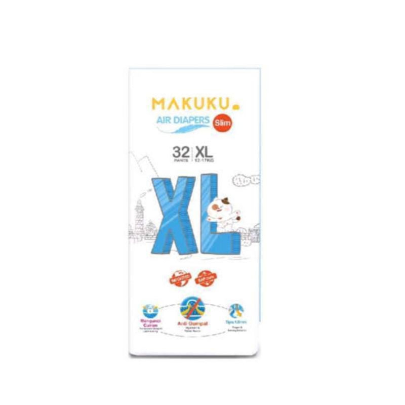 MAKUKU SAP DIAPERS SLIM XL32