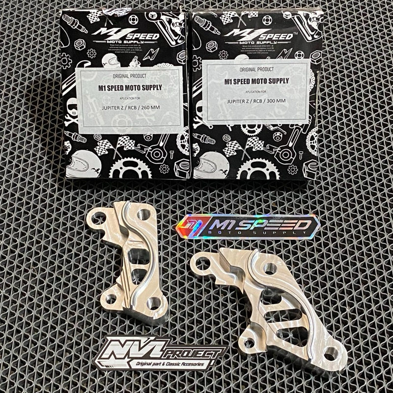 Breket kaliper cnc shock fiz r Jupiter yamaha 125z nuovo Disc 260-300 M1speed