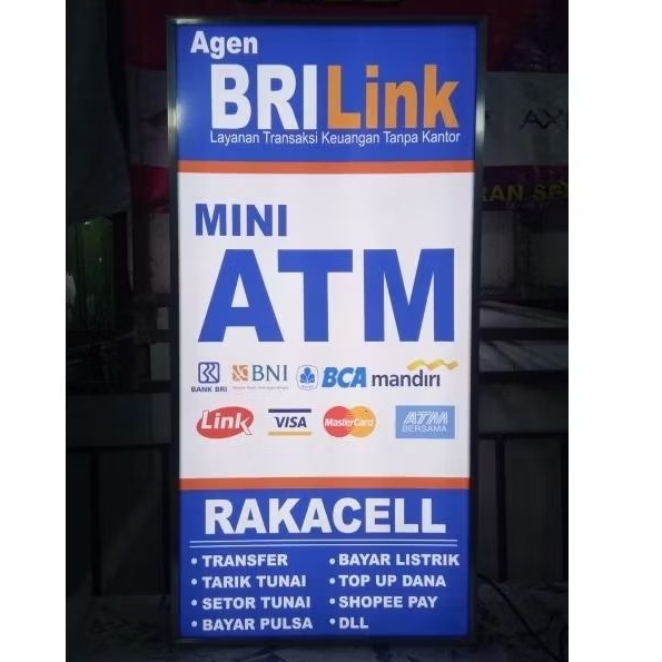 

STIKER VINYL NEON BOX AGEN BRILINK UKURAN : 60 X 120 CM (SEPASANG/2)