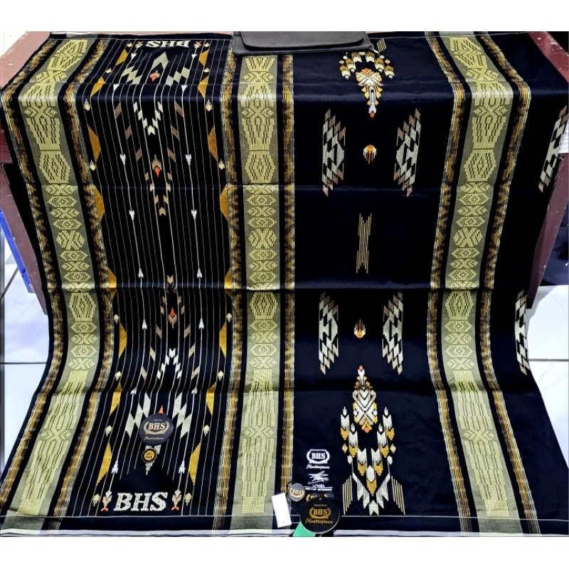 Sarung bhs sic & sge ms grade gold & silver motif mewah harga murah meriah