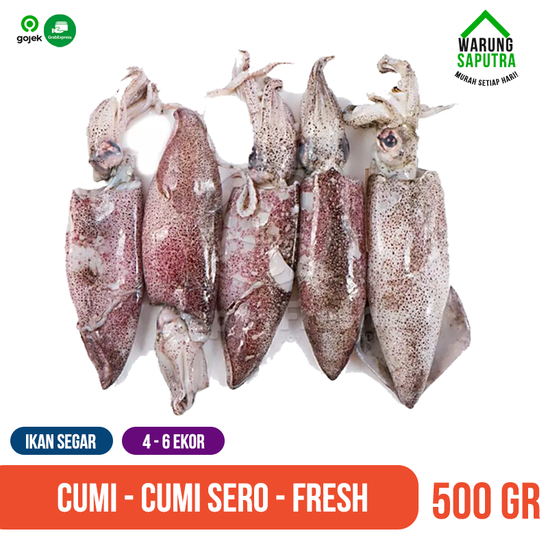 

Cumi - Cumi Sero Segar Utuh 500 g