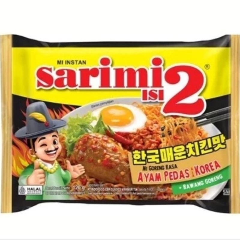 

Sarimi 2 Ayam Pedas Korea 120gr