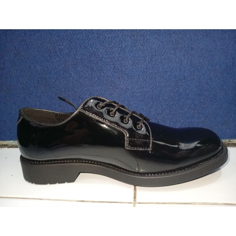 Sepatu PDL Laki-Laki Glossy SMA Taruna Nusantara (Tarnus/TN), Paskibraka, PDU