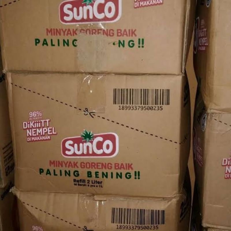 

Sunco 2 liter minyak 1 dus isi 6pcs