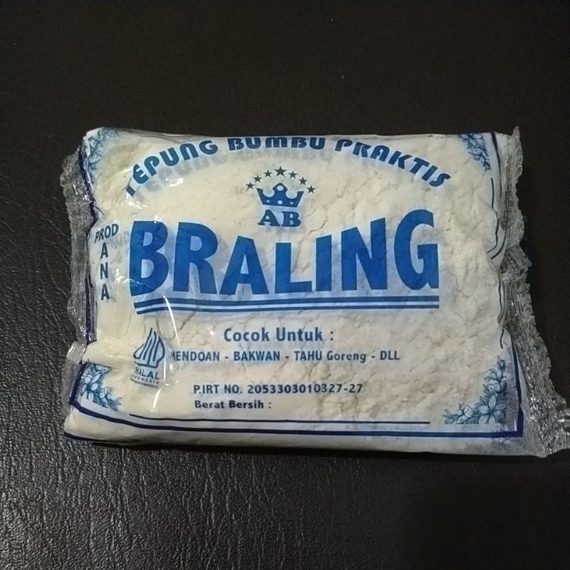 

Tepung Braling Gorengan Praktis Berbumbu