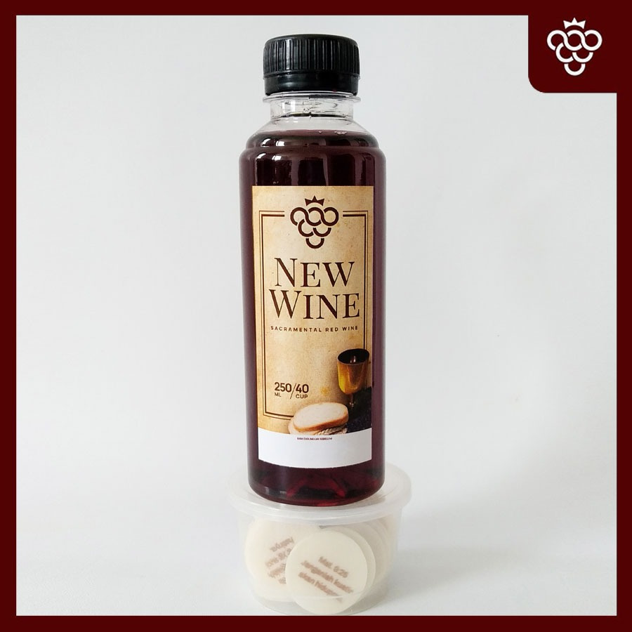 

Perjamuan Kudus Botol 250 ml + Hosti Ayat Kecil