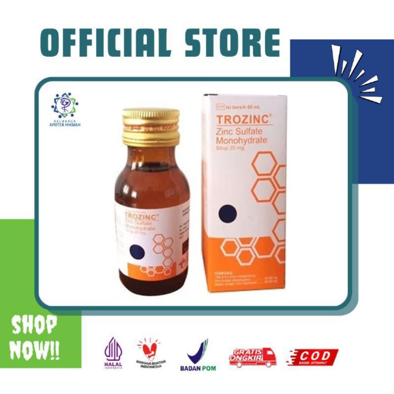 

Trozinc Syrup atasi diare