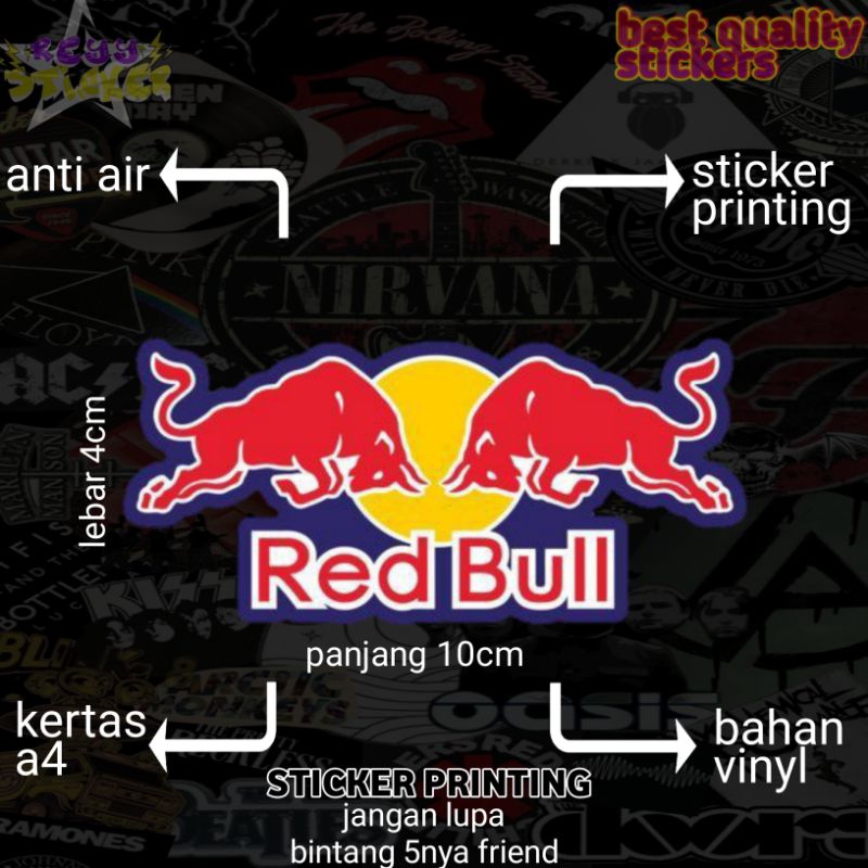 

STICKER PRINTING ANTI AIR BANTENG BULL