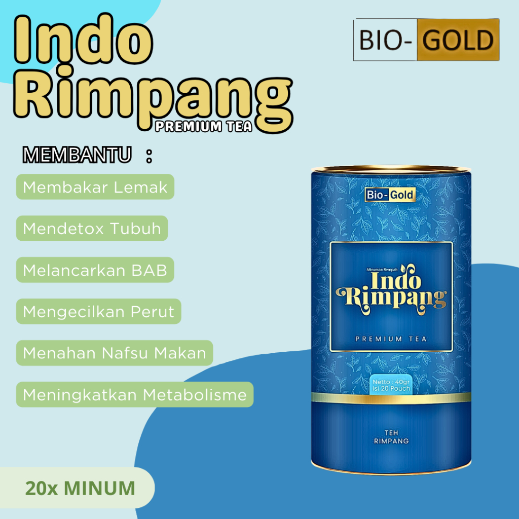 

Teh Indo Rimpang Premium Tea Minuman Diet Membantu Menurunkan Berat Badan