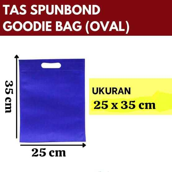 

GOODIE BAG OVAL POLOS UKURAN 25X35 / TAS SPUNBOND HAJATAN / TAS KAIN HAMPERS / TAS PARFUM / KANTONG BELANJA / TAS SOUVENIR ULANG TAHUN