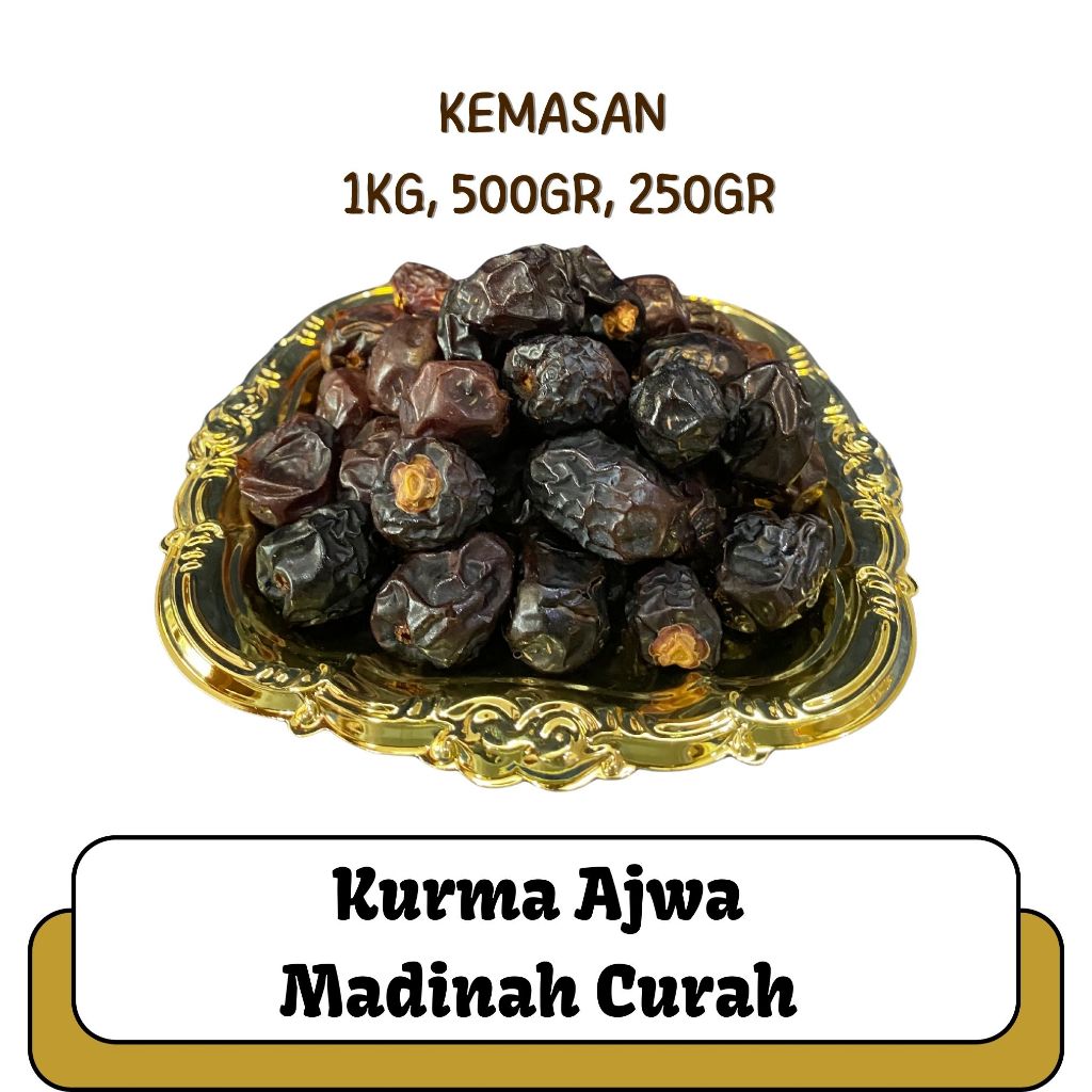 

OLEH OLEH HAJI DAN UMROH KURMA AJWA MADINAH GRADE A I AJWA MIX I KURMA AJWA PREMIUM I KURMA KESUKAAN NABI