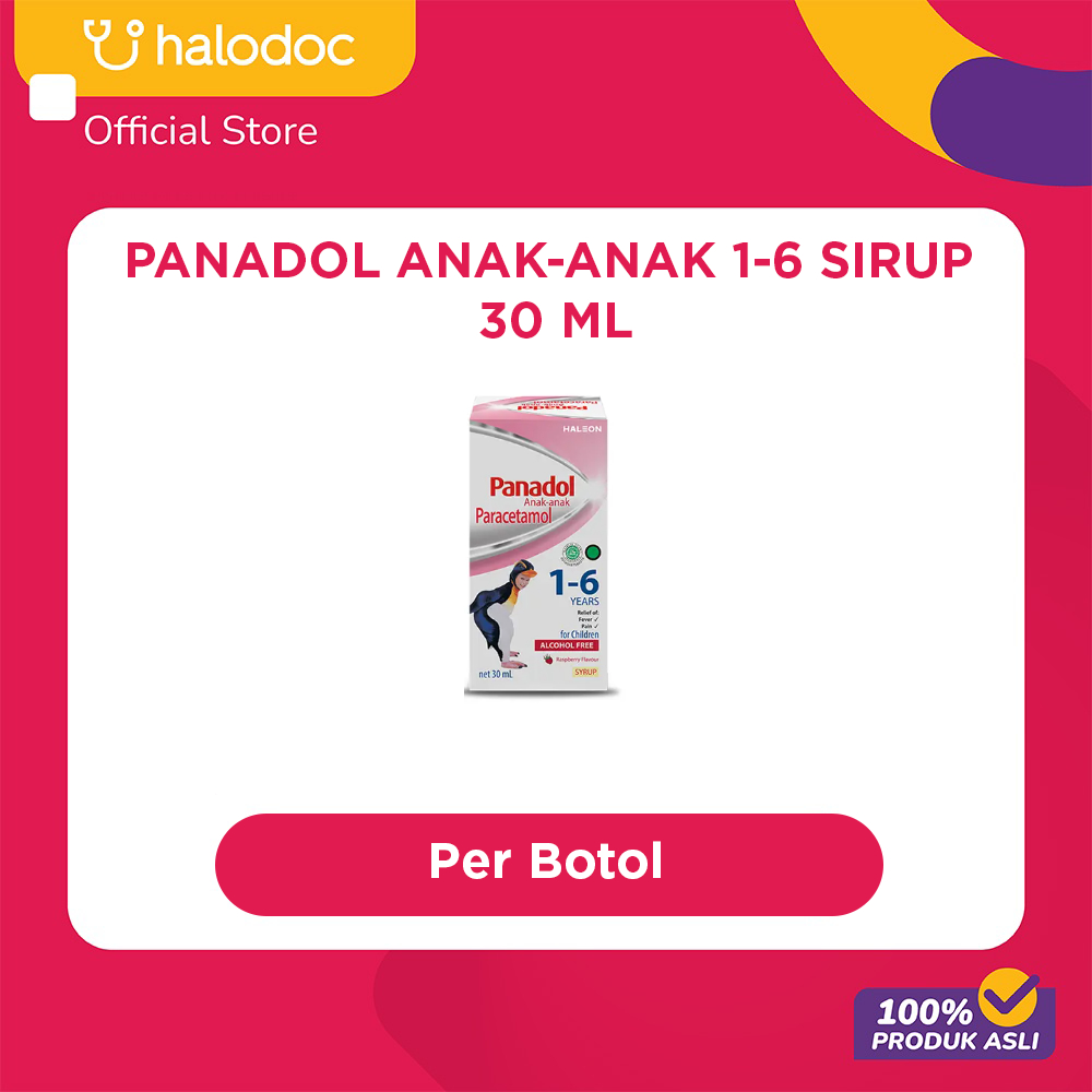 Panadol Anak-Anak 1-6 Sirup 30 ml