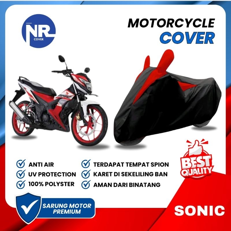 Sarung Motor Sonic Cover Motor Sonic Penutup Motor Sonic Waterproof Anti Air Tahan Panas Tahan Cakar