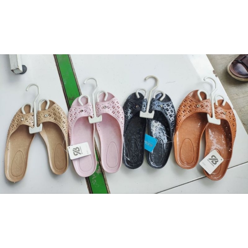 SANDAL SLOP WANITA DEWASA SANDAL KARET