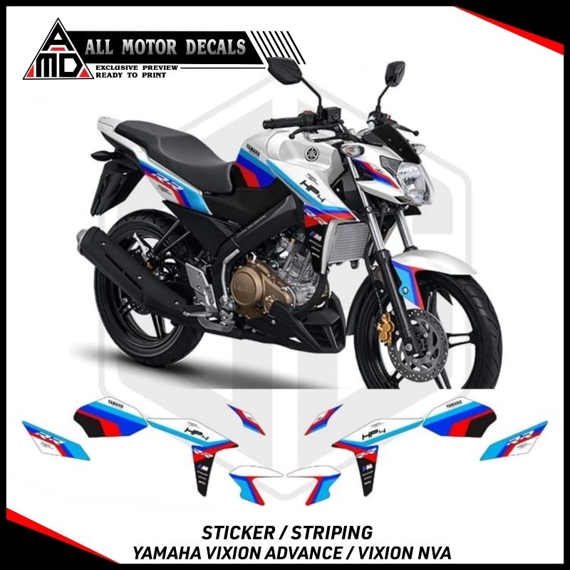 STRIPING YAMAHA NEW VIXION ADVANCE / VIXION NVA / STICKER MOTOR VIXION ADVANCE / DECAL STIKER VIXION