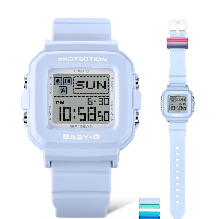 100% original  Casio BABY-G BGD-10L-2DR Jam Tangan Wanita Digital BabyG BGD-10L-2 BGD10