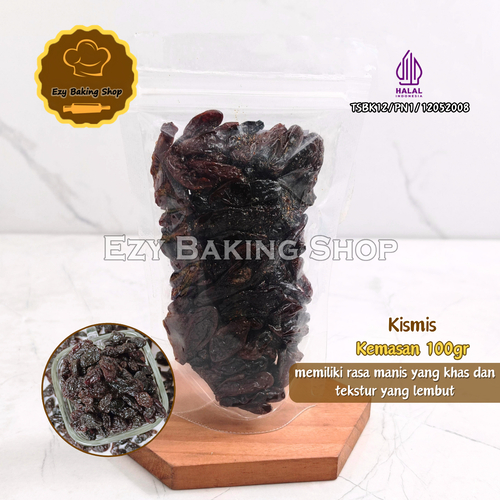 

Kismis 100gr / Raisin siap pakai untuk campuran cake dll