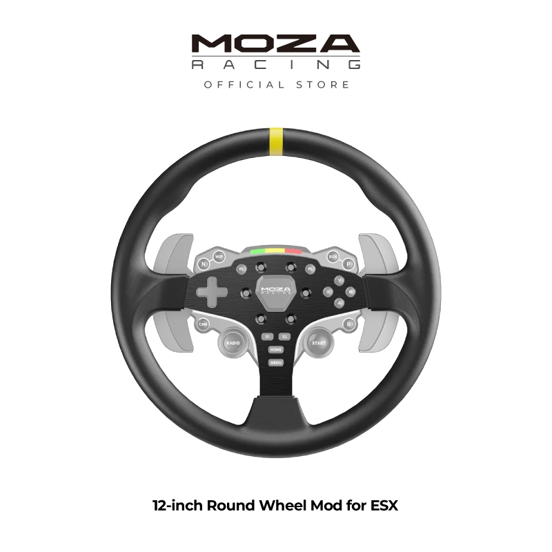 MOZA Racing 12-inch Round Wheel Mod for ESX | Accessories Racing Simulator