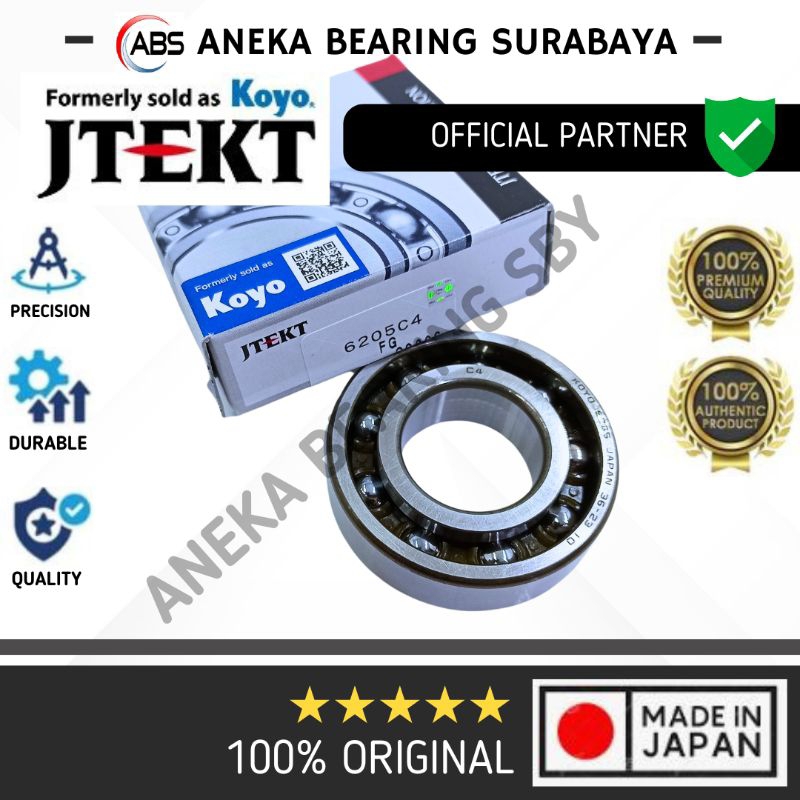 BEARING HIGH SPEED 6205 C4 KOYO JEPANG ASLI KRUK AS RX KING JUPITER