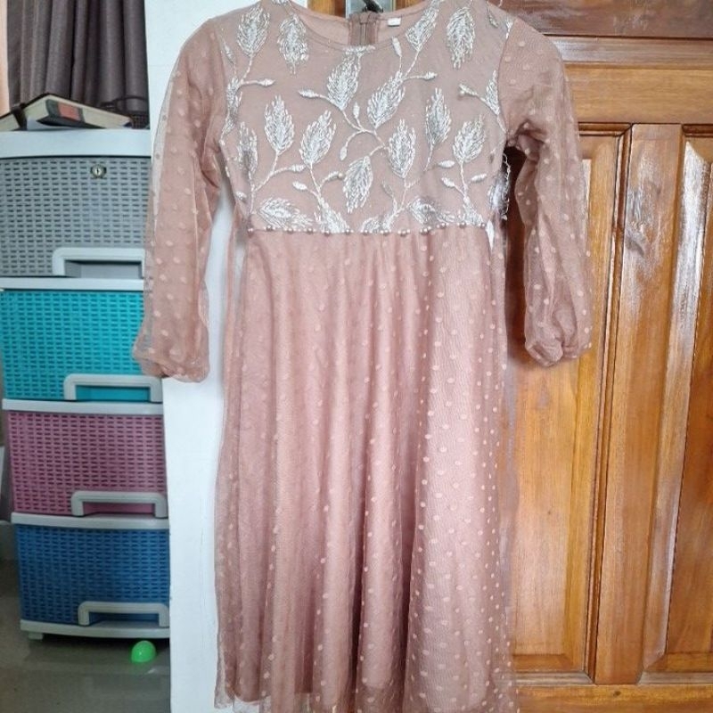 Gamis anak/Gamis undangan anak/Preloved gamis anak/Preloved gamis undangan anak