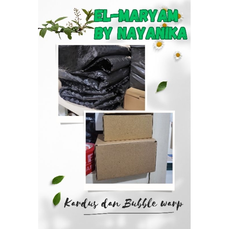 

Packaging Kardus + Bubble warp untuk safety paketan mu Flo Lovers