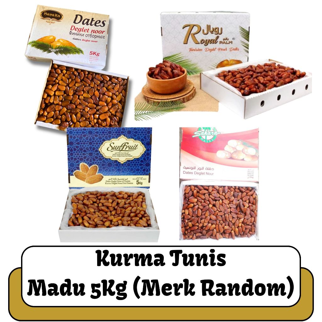 

OLEH OLEH HAJI DAN UMROH 5KG KURMA TUNIS MADU CURAH I KURMA TUNISIA NON TANGKAI I DEGLET NOUR TUNIS I TUNIS BARAKA I TUNIS MZ I SUNFRUIT