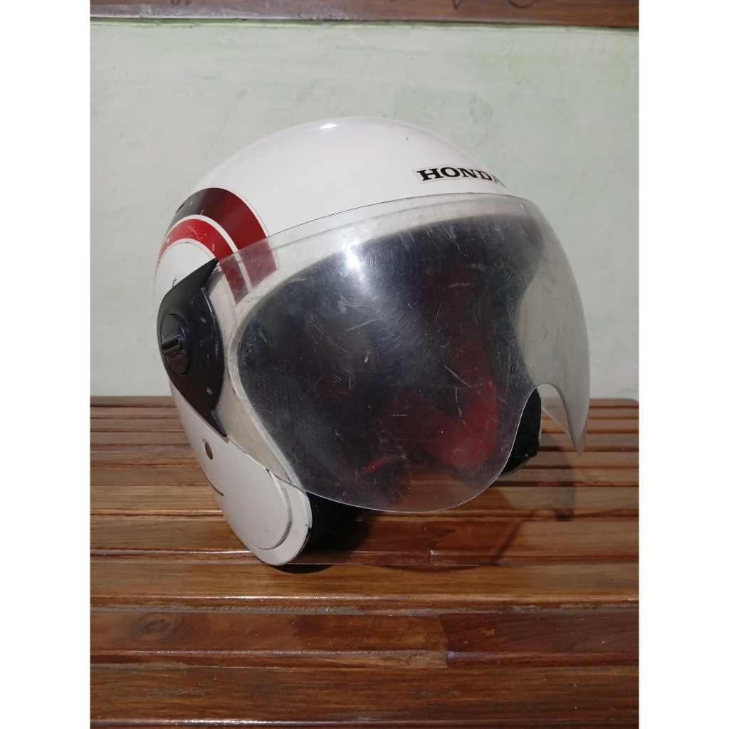 Helm Honda TRX-S Scoopy Cream Original Second
