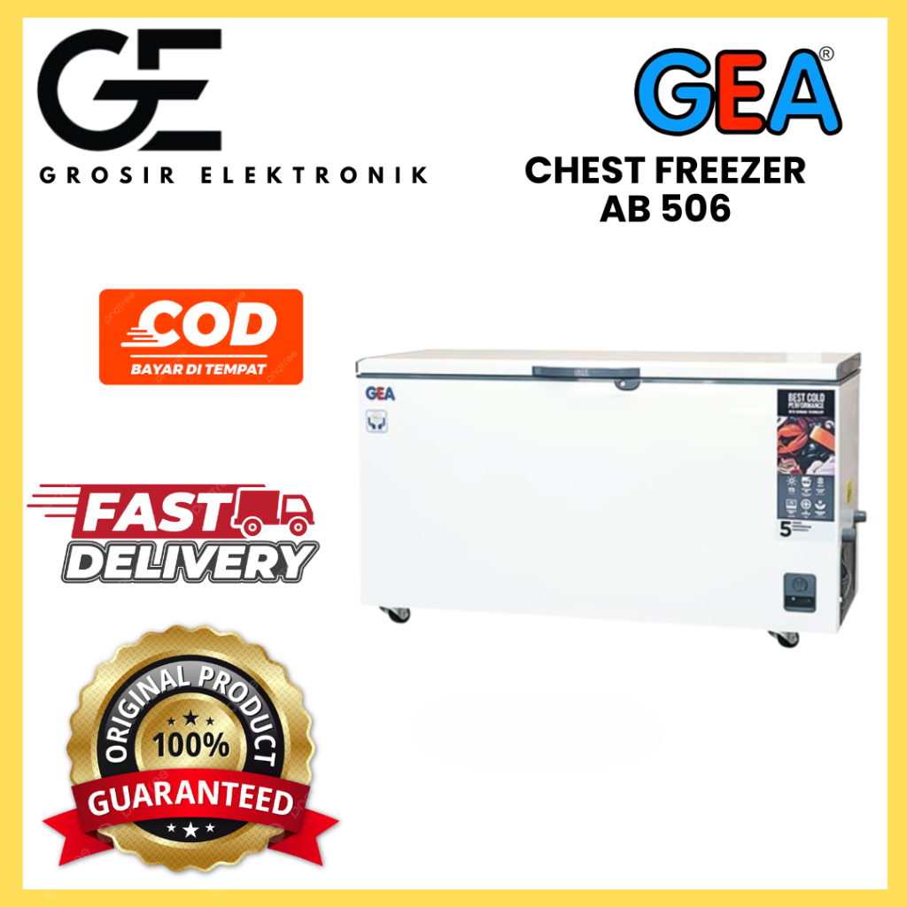 Chest Freezer GEA AB-506-R / Freezer Box Daging GEA 420 Liter