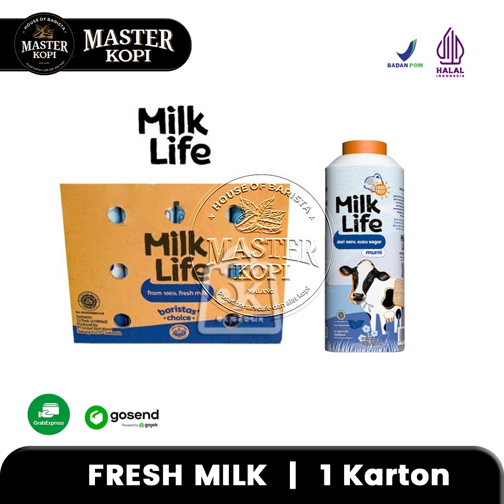 Susu Milk Life Fresh Milk Barista Choice 1 Karton - KHUSUS INSTANT