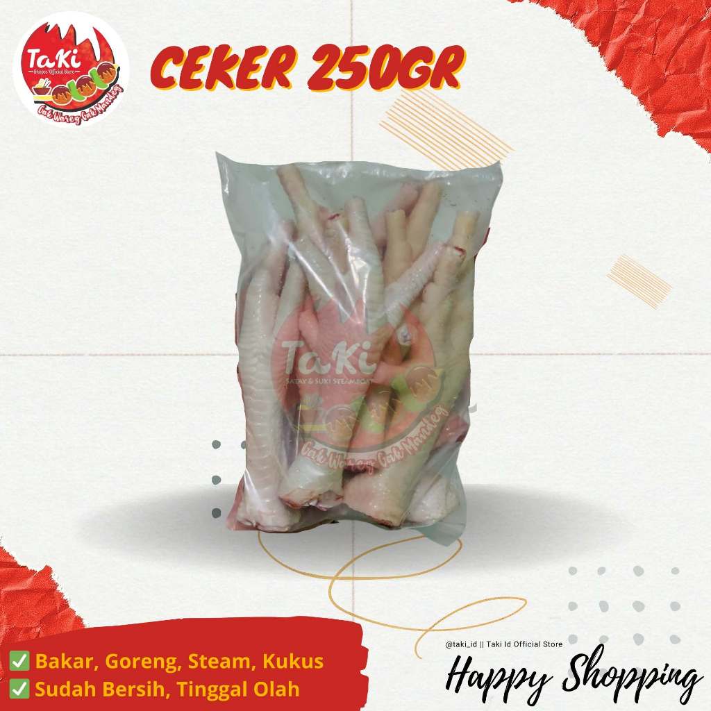 

Ceker / Kaki Ayam 250 gr