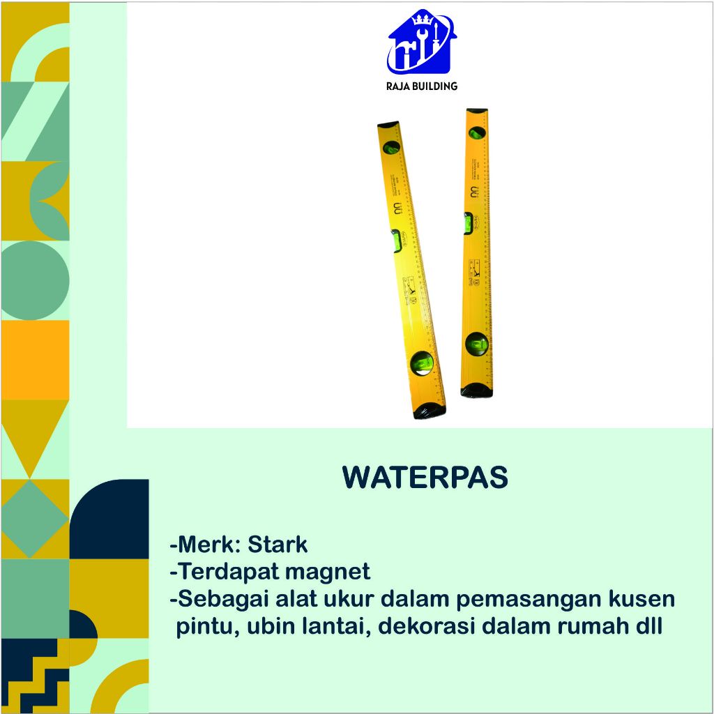 WATERPAS STARK/WATERPAS/WATERPAS MAGNET/ALAT UKUR KEMIRINGAN PERMUKAAN