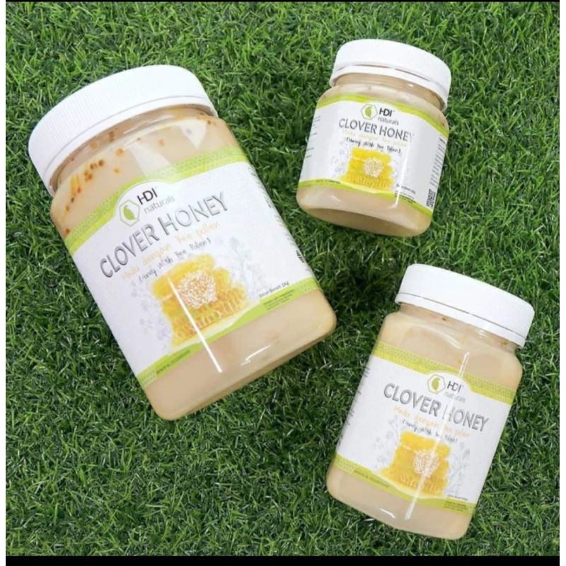 

original 100% clover honey 1Kg kemasan (500gr +500gr)exp.2026