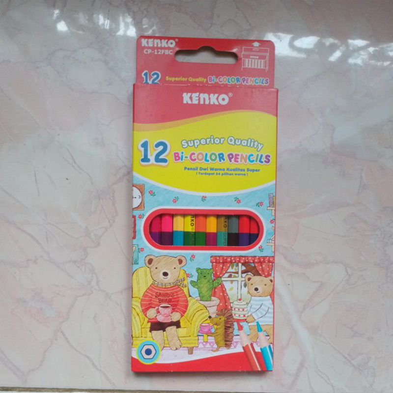 

PENSIL WARNA KENKO ISI 12 24WARNA UK BESAR