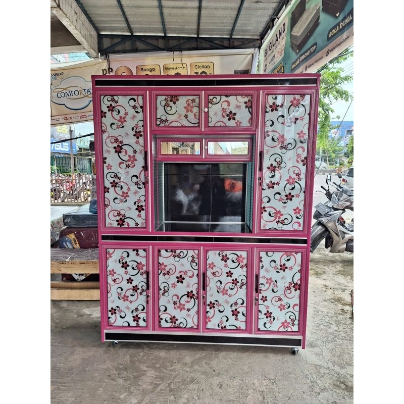lemari dapur / lemari piring / rak piring besar