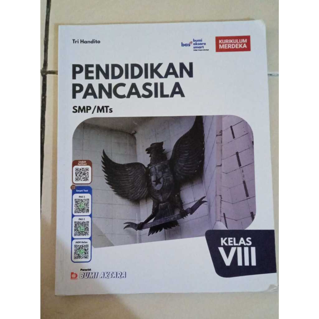 

PENDIDIKAN PANCASILA KELAS 8 VIII SMP MTS KURIKULUM MERDEKA BUMI AKSARA