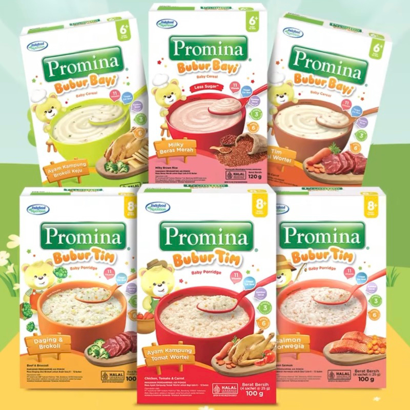 Promina Bubur Bayi MPASI BAYI | Promina Bubur 6+ / 8+ bulan