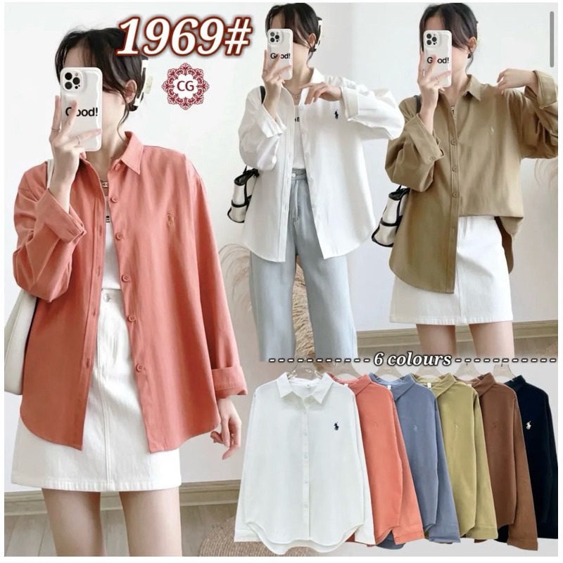 kemeja wanita soft jeans import premium kemeja wanita import premium