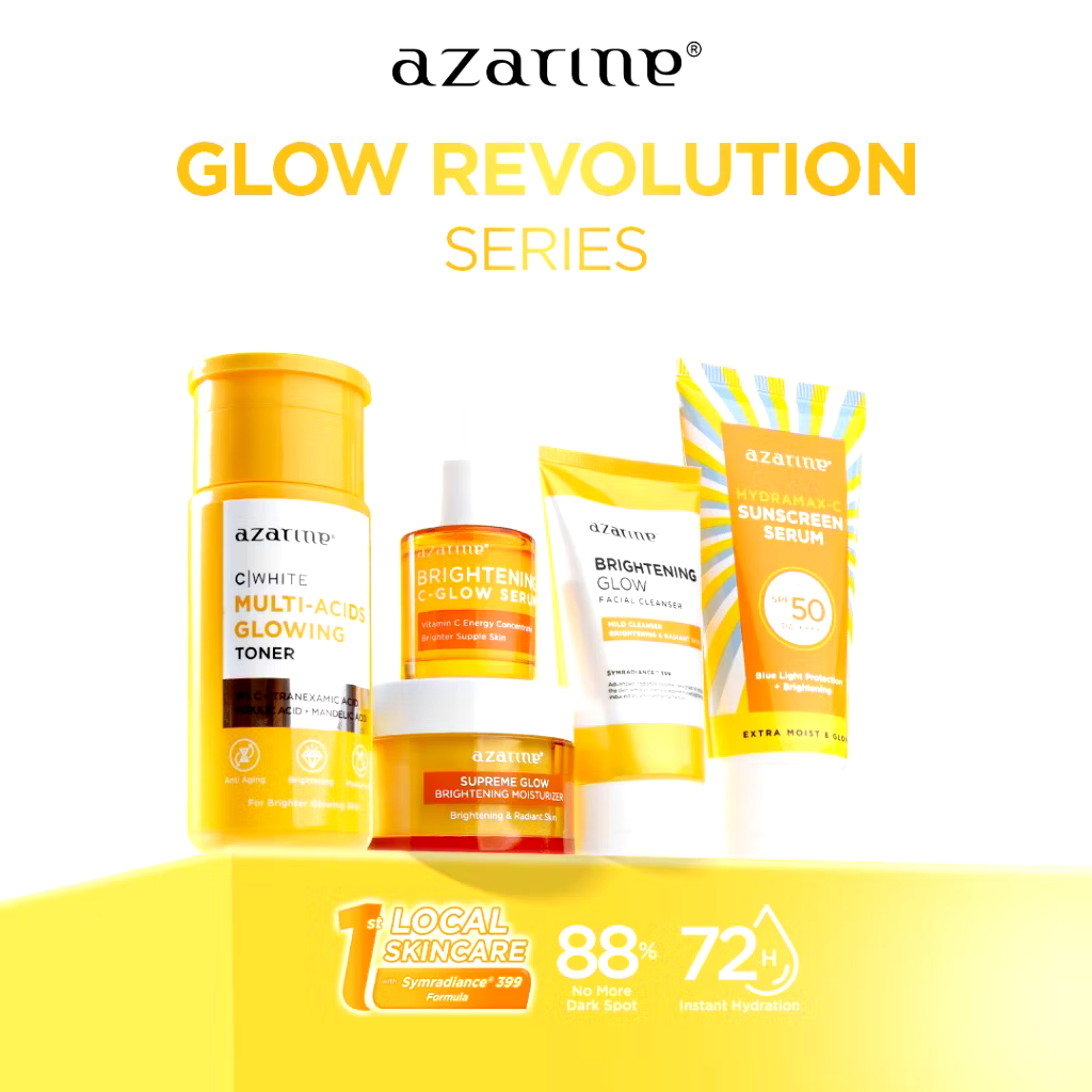 Azarine Glow Revolution 28 Series (5 pcs) Paket Skincare