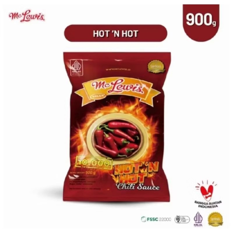 

McLewis Hot 'N Chili Sauce 900g