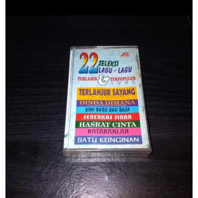 Kaset 22 SELEKSI LAGU LAGU Terlaris & Terpopuler 1995 - Katon Bagaskara