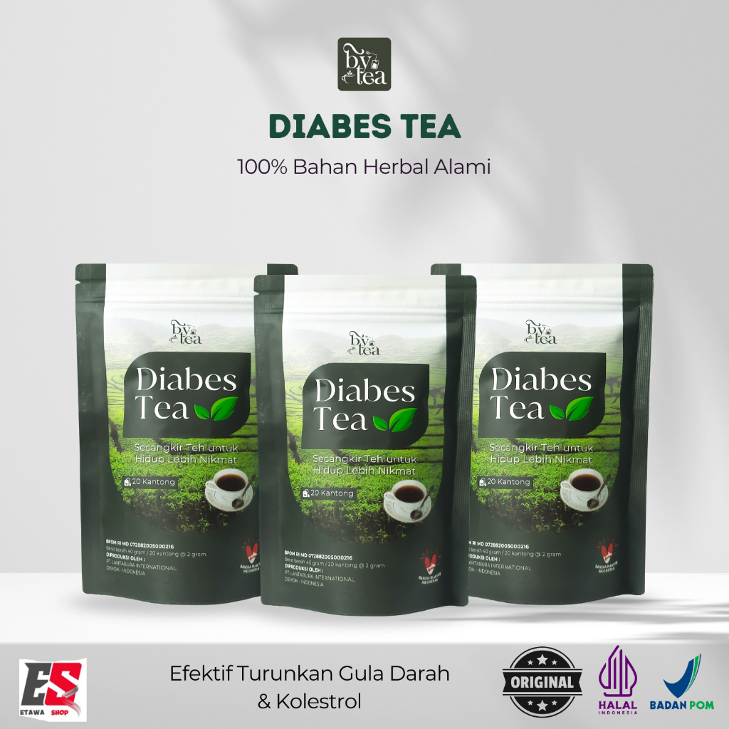 

By Tea - Diabes Tea Minuman Teh Herbal Efektif Turunkan Gula Darah BPOM