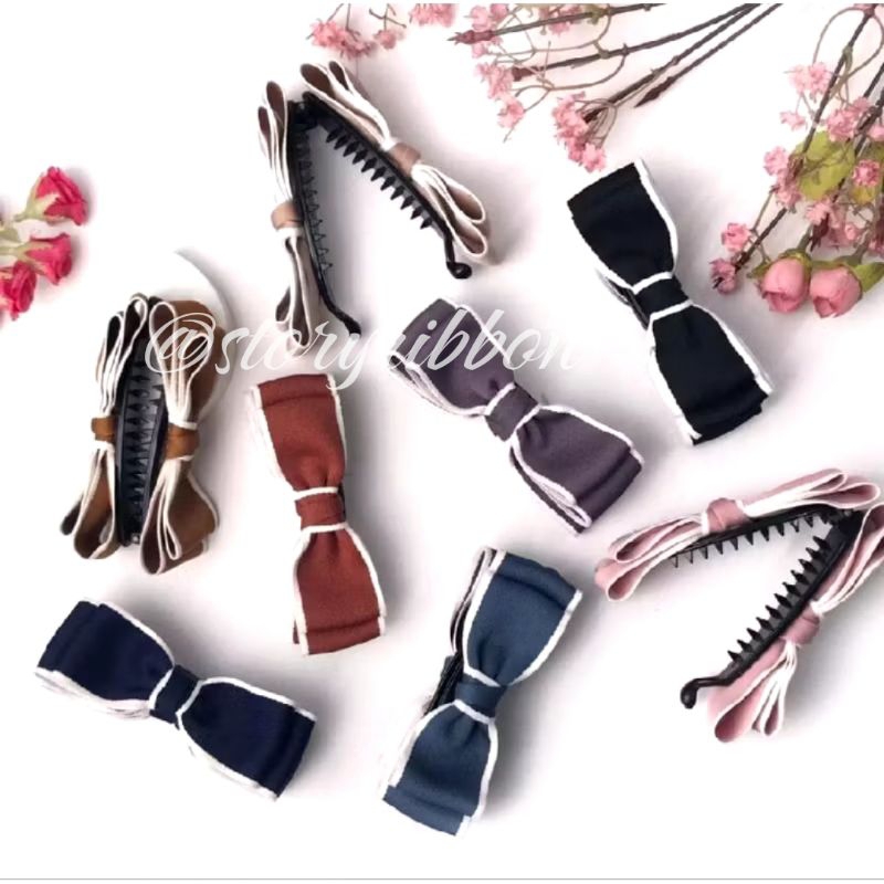 1 PC - JEPIT PISANG PITA KOREA LIST / JEPIT RAMBUT PITA KOREA