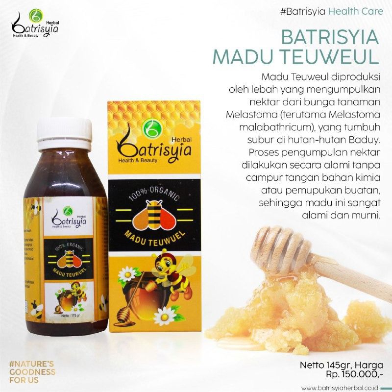 

Batrisyia Herbal Madu Teuweul 145 gr / Madu Teuweul Batrisyia