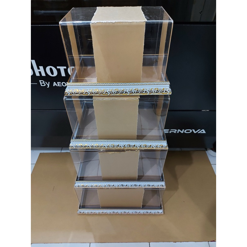 Kotak Akrilik Seserahan, Mahar, Bridemaids Akrilik 8 atau 10 pcs perset set