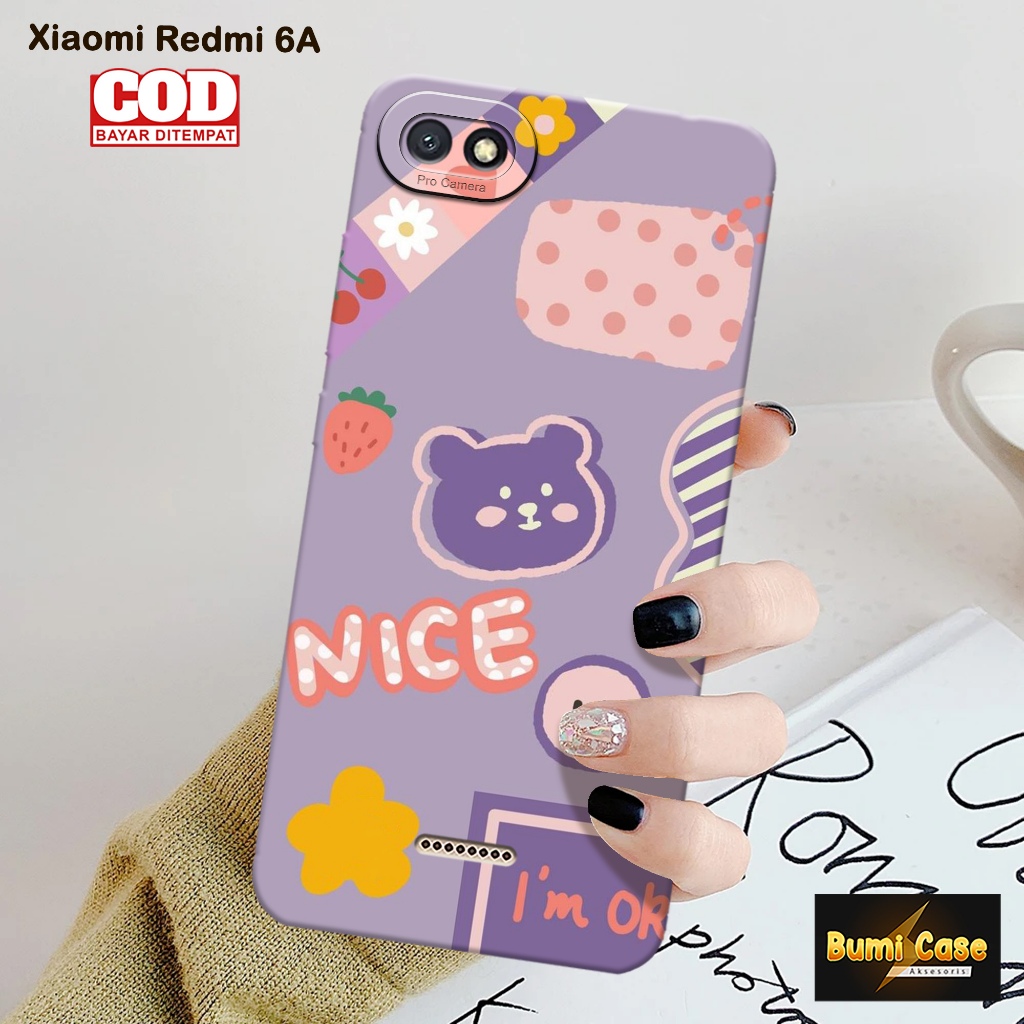 Bumi Case Xiaomi Redmi 6A - Fashion Case Kartun - Softcase Pro Camera Xiaomi Redmi 6A - Casing Hp Xi