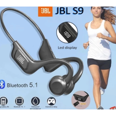 PROMO JBL U9 Nirkabel Bone Conduction Earphone BT5.2 Low Latency Earphone