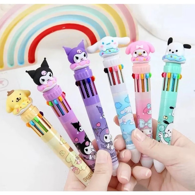 

Pulpen mekanik 10 warna Gel Mekanik SANRIO 10 Warna / Bulpen Gel Motif Karakter Sanrio / Pena Mekanik 10 COLOURS SANRIO