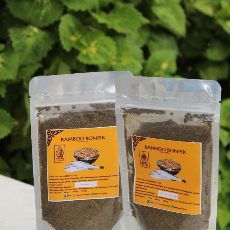 

Bamboo Bonpik (abon ikan depik)