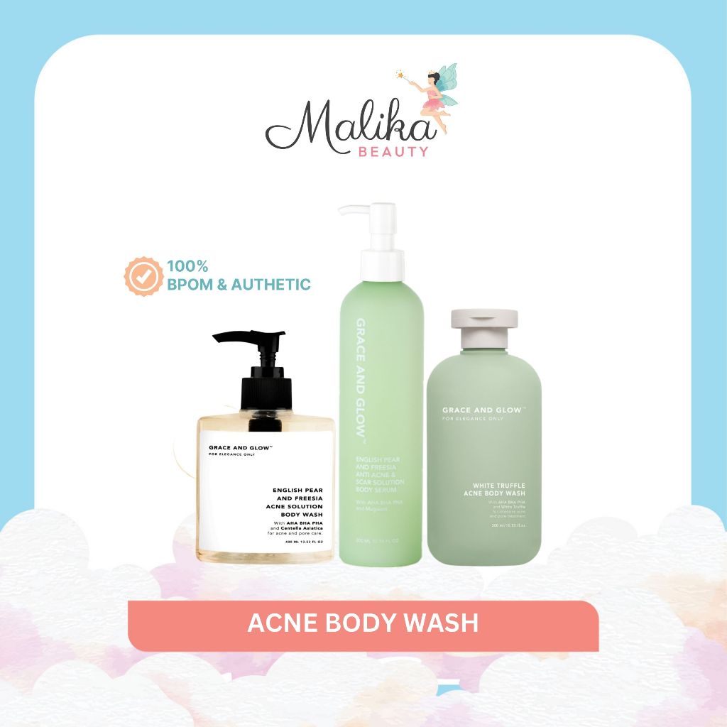 Malika Beauty | GRACE AND GLOW Acne Body Wash